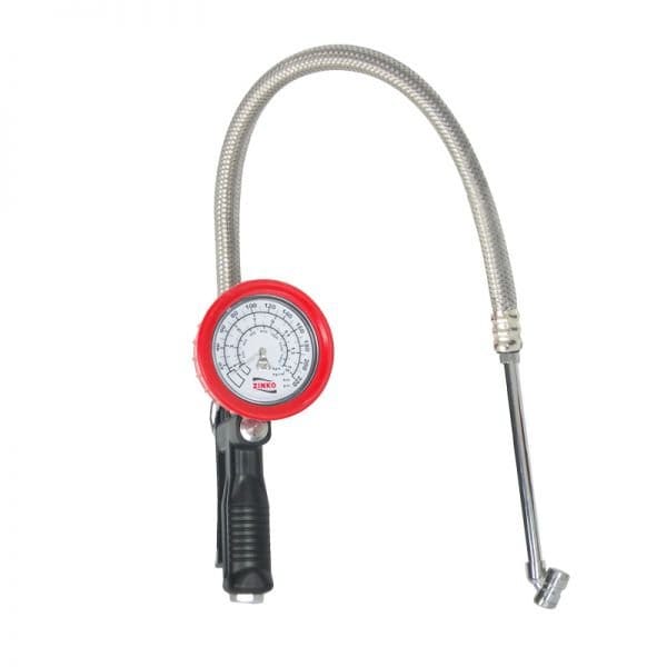 Zinko ZTI-31T Tire Inflator, 3 in, 1/4in NPT Stainless Steel Hose with Truck Chuck 55-31TIT - main